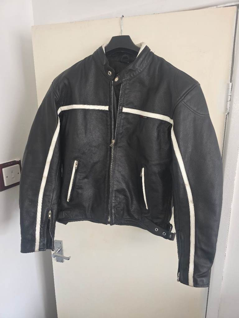 Men's leather bike jacket 