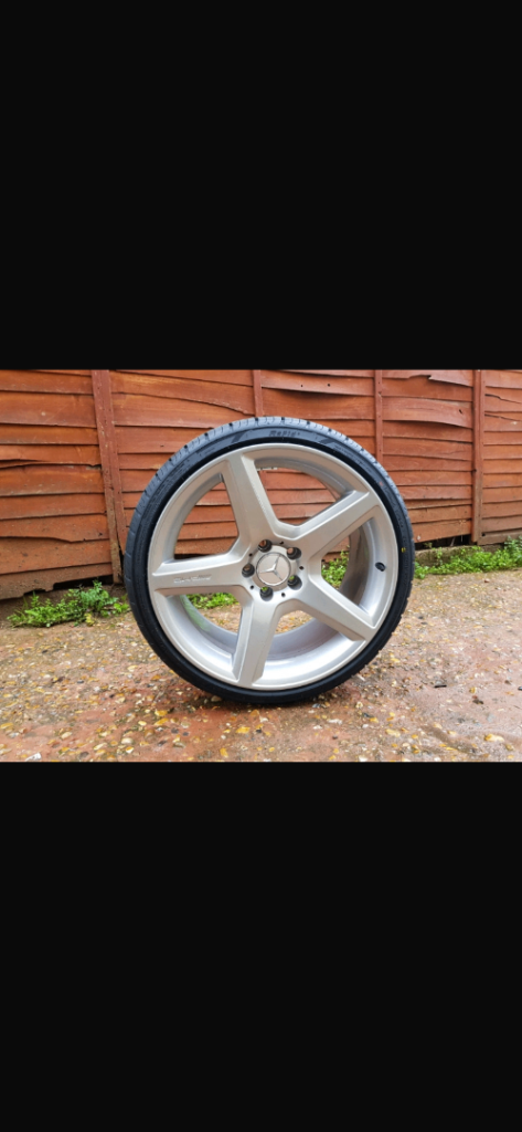 19 Inch Mercedes AMG Type Alloy Wheels & Tyres - w211 e class cls e55 e63 vito -