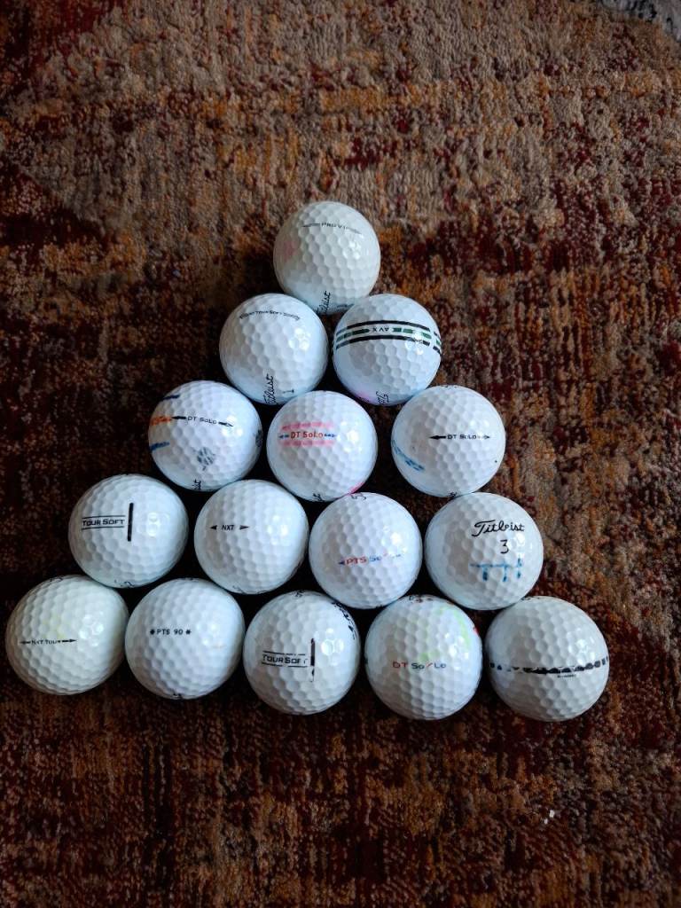 Mixed Bag of Used Titleist Golf Balls – Good Condition