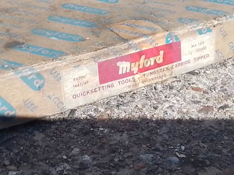 Myford lathe quicksetting tungsten carbide tipped tools
