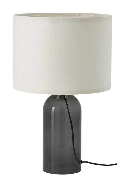 Wanted Tonvis smoked glass table lamp with shade