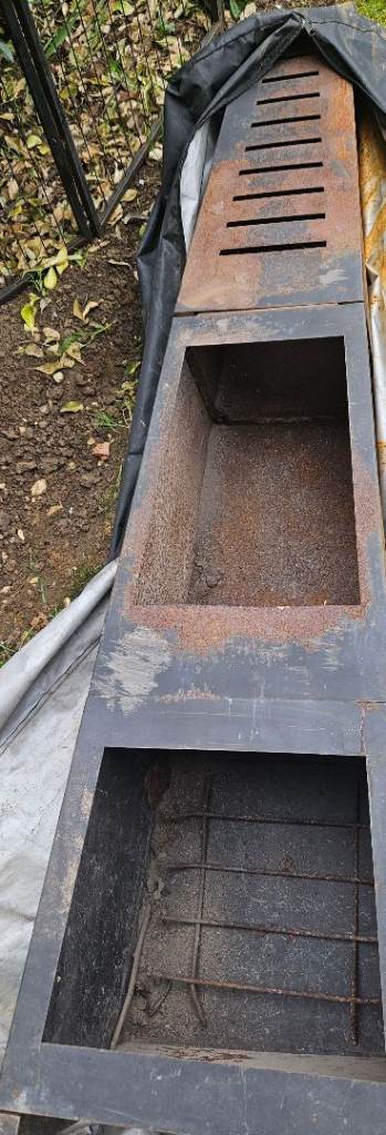 Skyline log chimenea -see description.