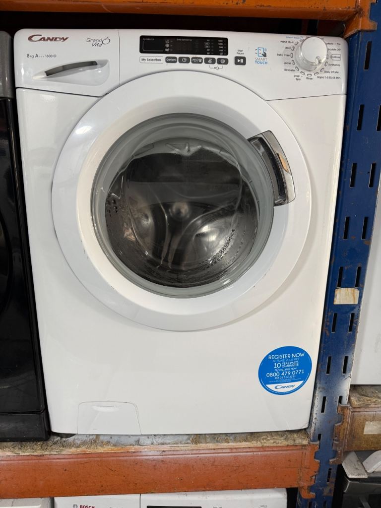 Candy washing mechine 8 kg energy saver 1600 spin very beautiful condition 