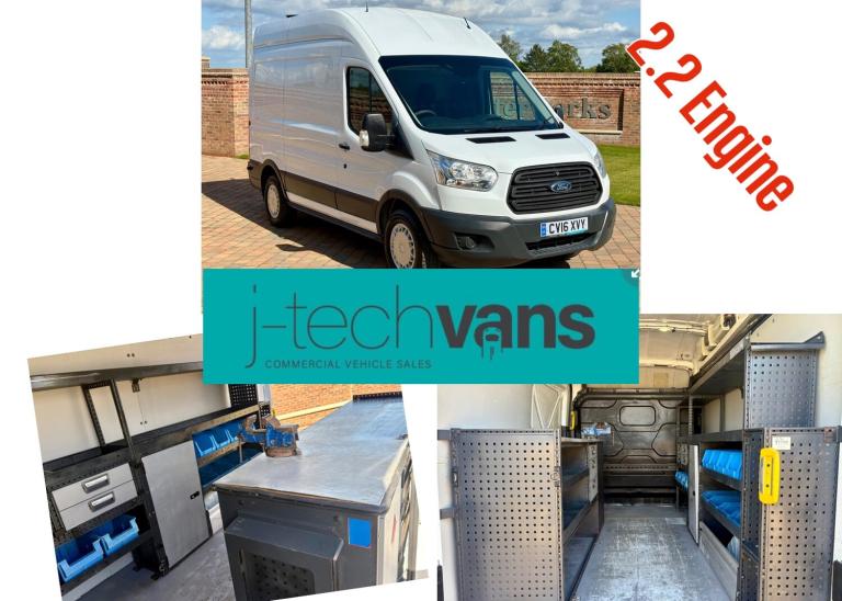 2016 Ford Transit 2.2 TDCi 155ps L2 H3 Mwb Van ***Workshop / Utility Van*** PANEL VAN Diesel Manual