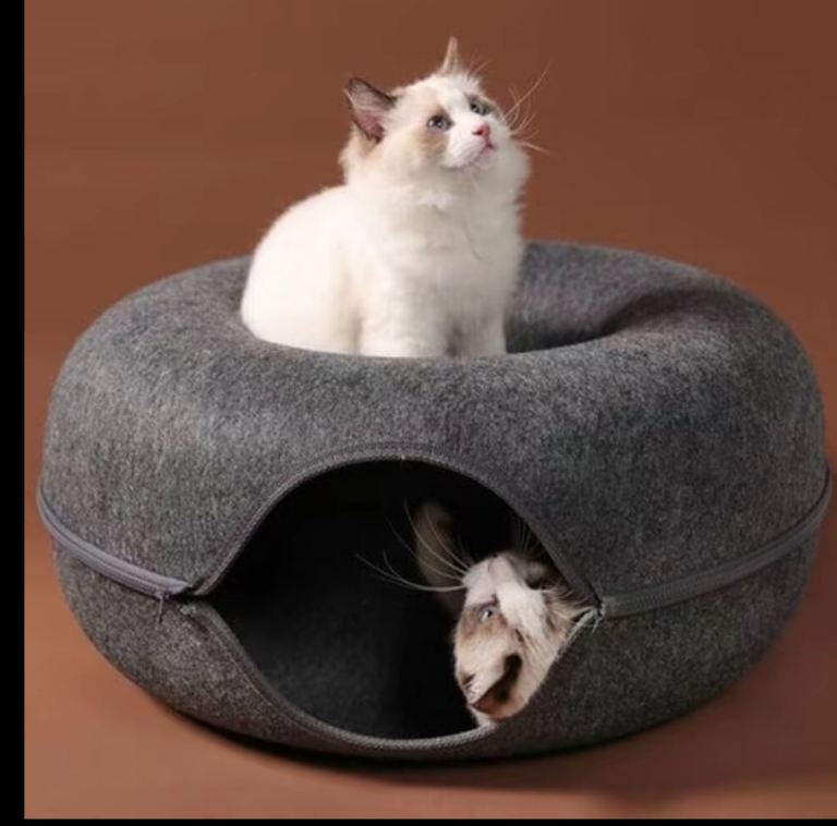 Cat tunnel & scratcher toy