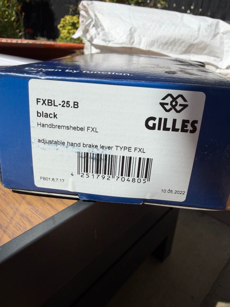 Gilles FXL adjustable brake and clutch levers