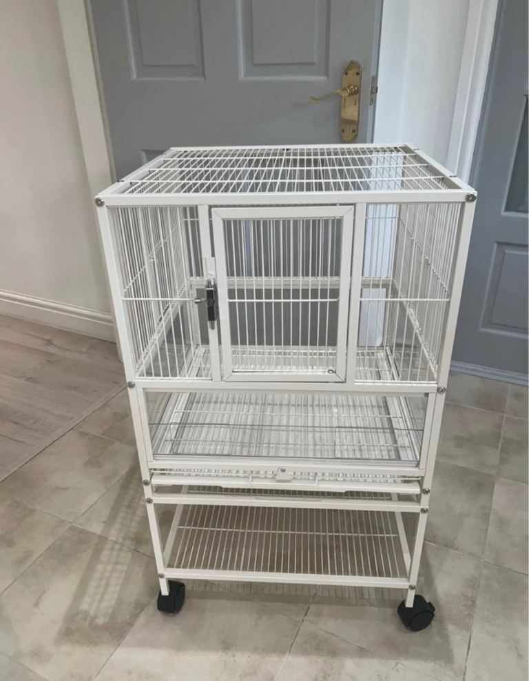 Pawhut bird cage with acrylic panels
