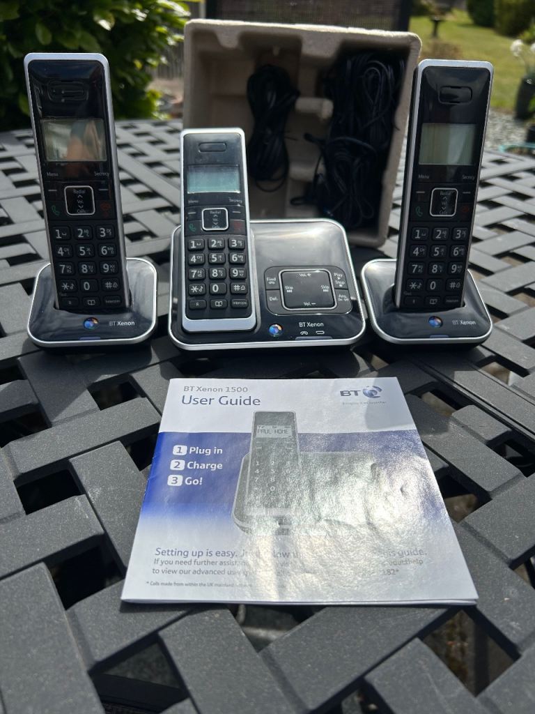 BT XENON 1500 PHONE AND ANSWERING MACHINE