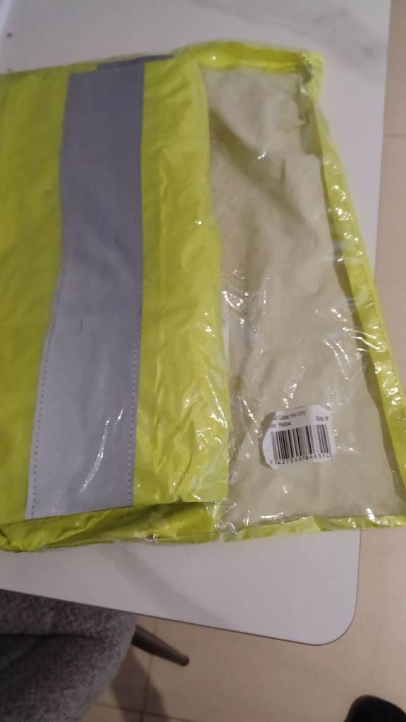 Reflective waterproof trousers 
