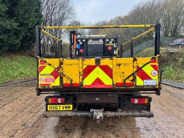 2017 67 DAF LF 180 E6 11ft tipper, front drop side swing lift tar chutes tow bar