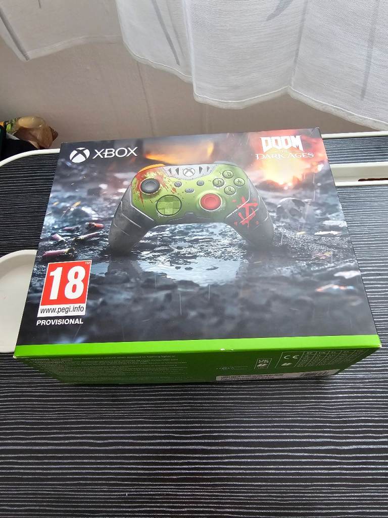 Xbox x/s controller wireless limited edition doom the dark ages