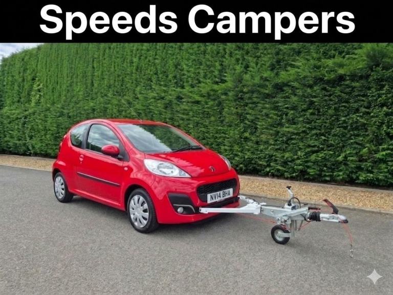 Peugeot 107 Active, Motorhome Towcar (Braked) A FRAME