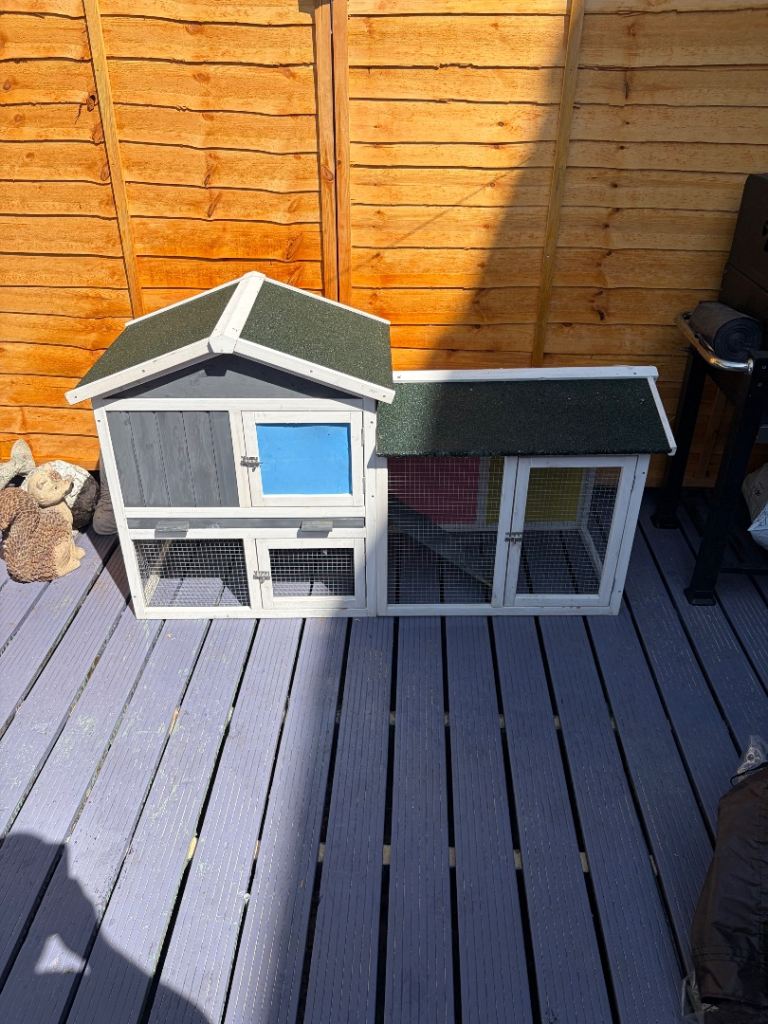 Hutch rabbit guinea pigs