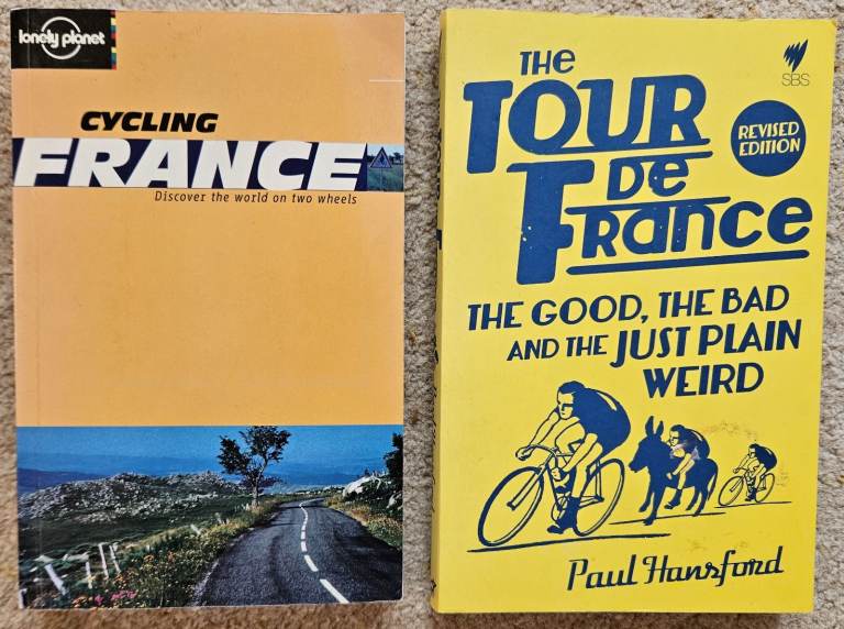 TWO Books about Cycling in France