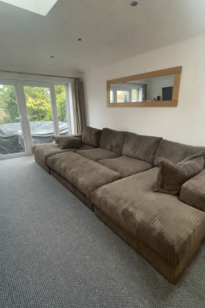 Large Double Ended Chaise U shaped Sofa
