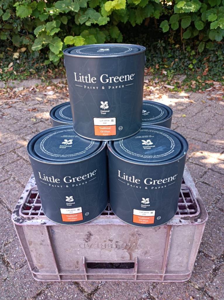 Little Greene  Traditional Oil Gloss Paint - Loft White 222