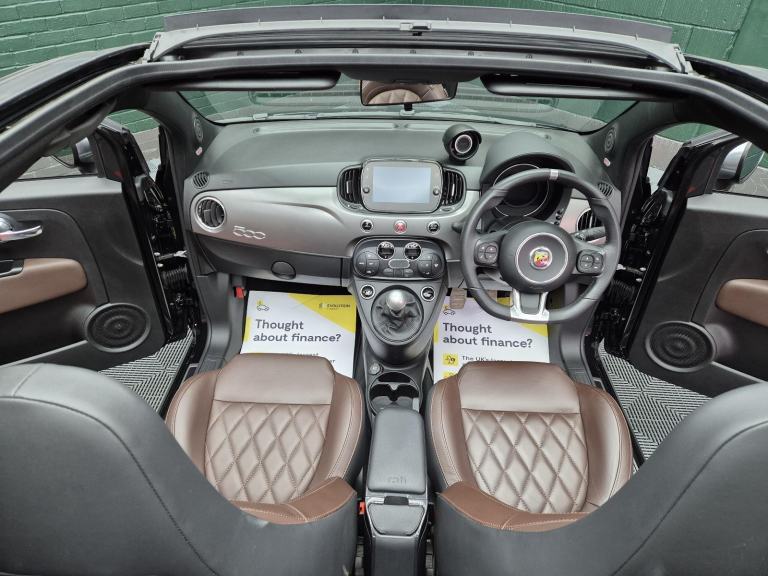 2022 Abarth 595C Turismo Convertible, Leather,Motorhome Tow Car (Braked) A Frame