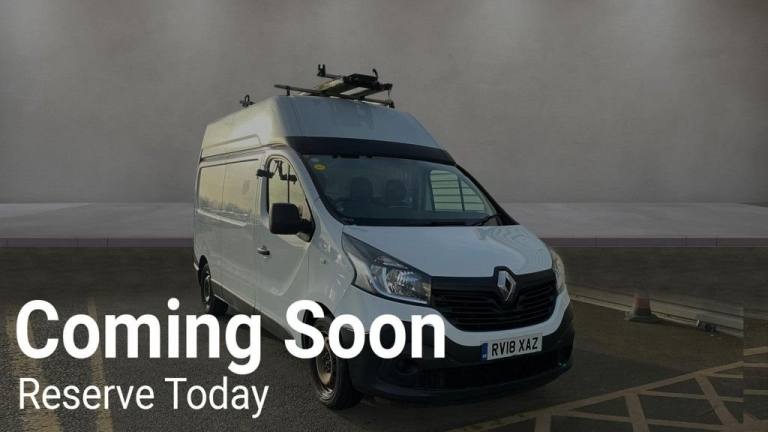 2018 18 RENAULT TRAFIC 1.6 DCI ENERGY 29 LWB NAV NO VAT HIGH ROOF EURO 6 (S/S) (