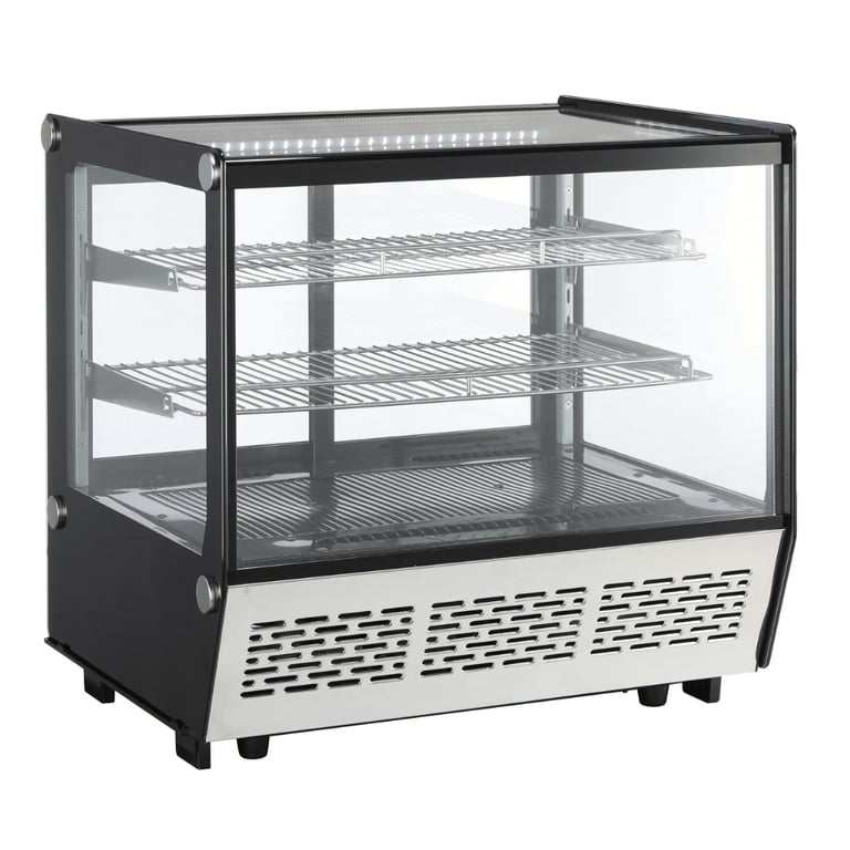 Countertop Cake & Pastry Strait glass Display Fridge 160Ltr