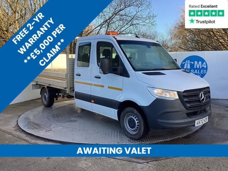 2023 Mercedes-Benz Sprinter 315 CDI Crewcab Tipper Euro 6 L=11ft 5 Tipper Diesel Manual