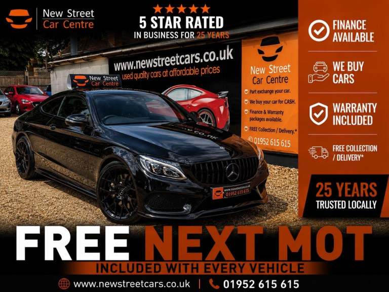 2016 Mercedes-Benz C Class C250d AMG Line Premium 2dr Auto COUPE DIESEL Automatic