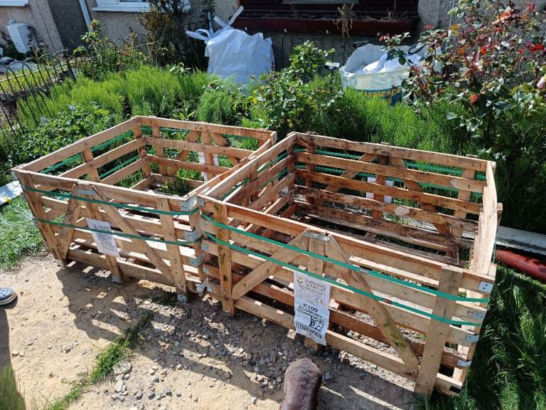 Wooden crates