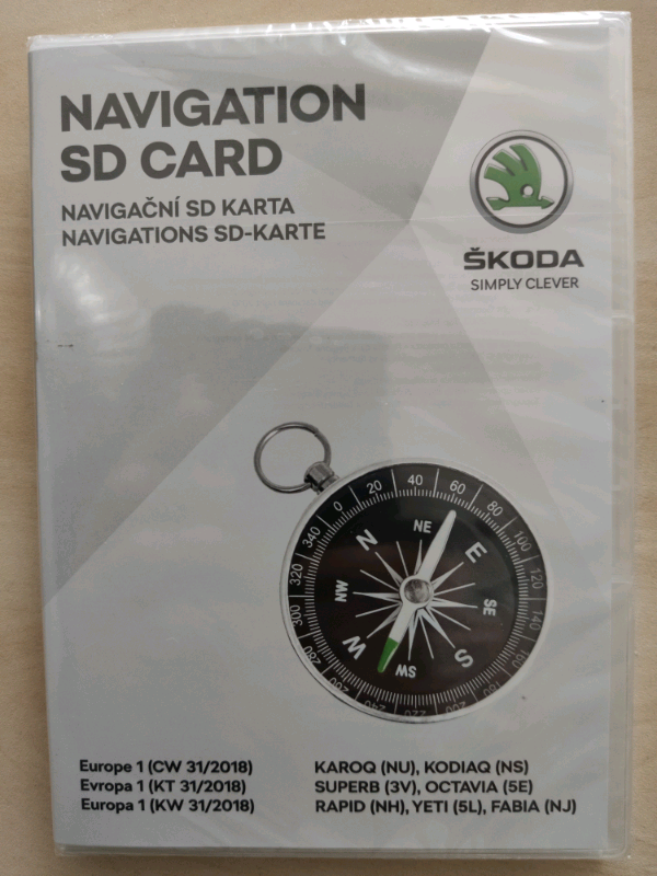 New Navigation card SD cw31/2018