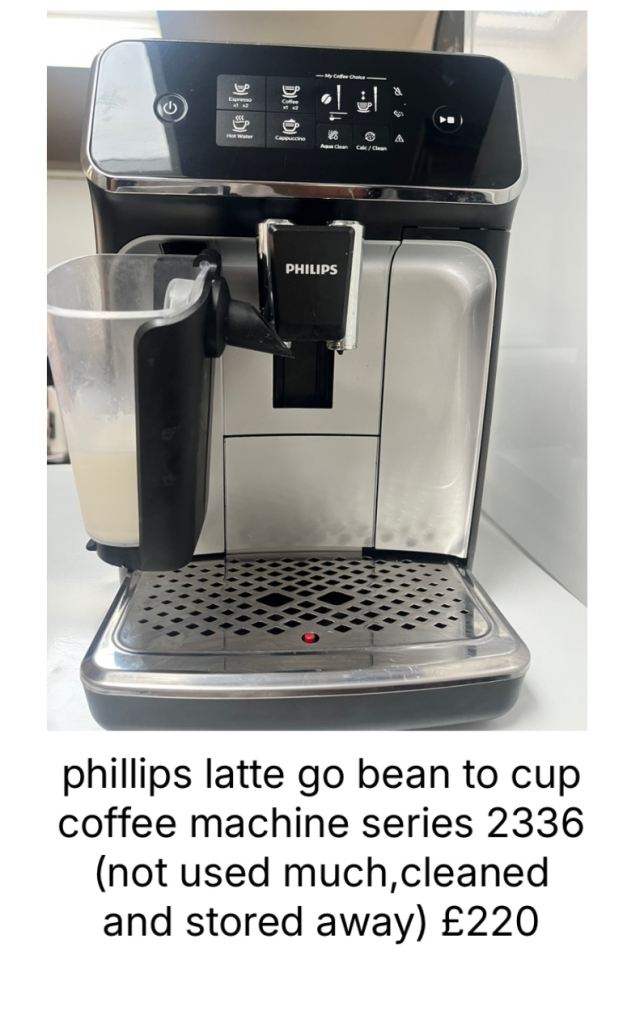 image for coffee machine £220