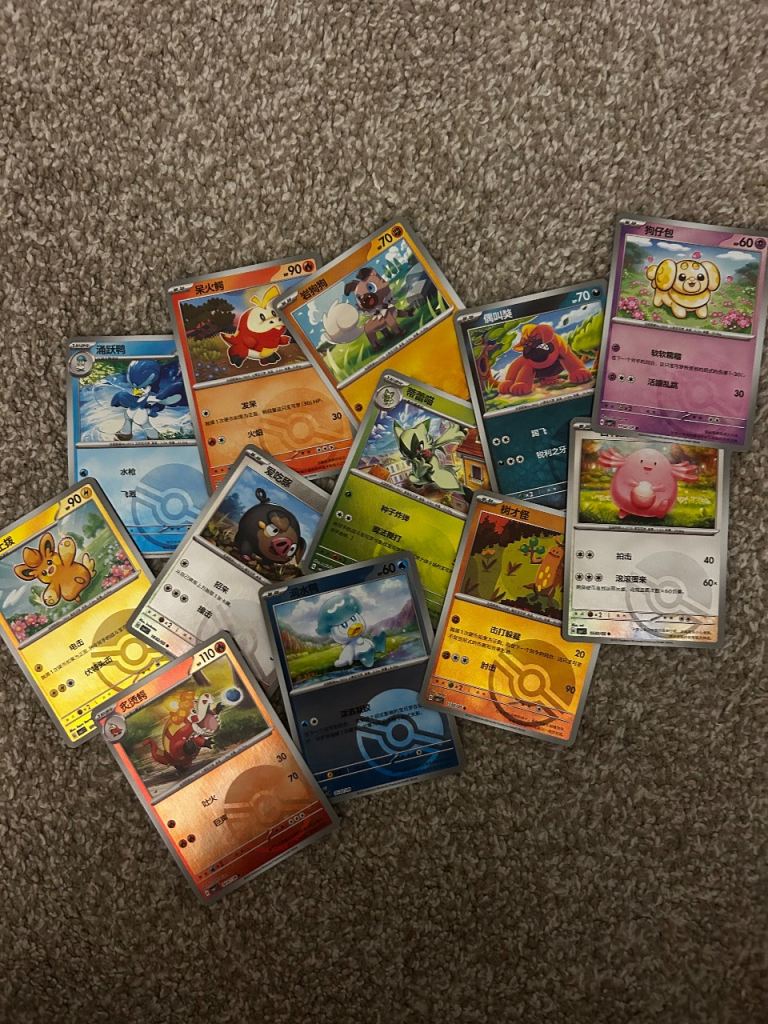 Chinese Pokemon card bundle