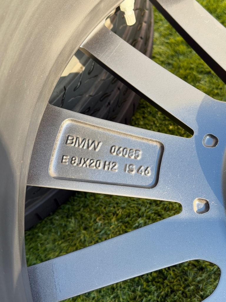 4 x BMW Individual 869 M 20" Alloy Wheels + Continental Tyres 8Jx20 245/40/20 EcoContact 6Q X1/IX1