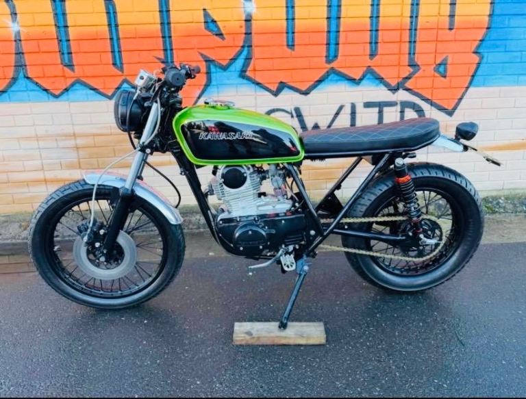1980 Kawasaki KZ200 Custom Scrambler Cafe Racer 