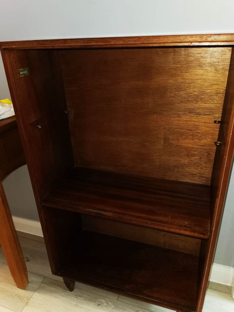 Vintage Mahogany bookcase bookshelf 