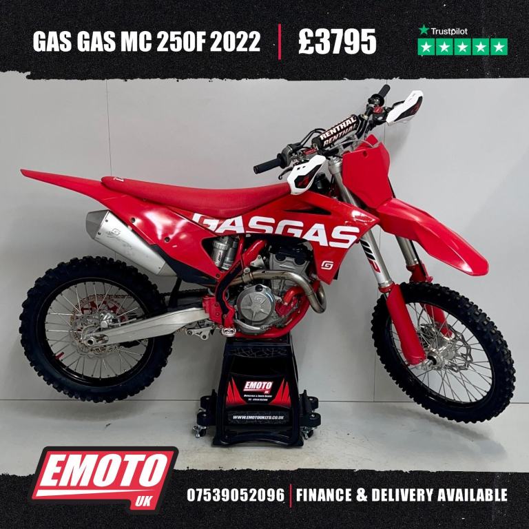 GAS GAS MC 250F 2024 Motocross Bike 250cc SXF FC @EmotoUK - Finance Available