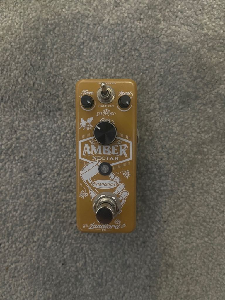 Landlord Amber Nectar Overdrive Pedal