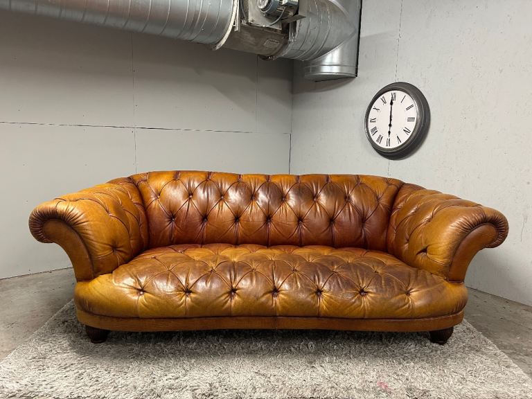 image for CHESTERFIELD TETRAD OSKAR GRAND 3/4 SEATER SOFA DELIVERY AVAILABLE 