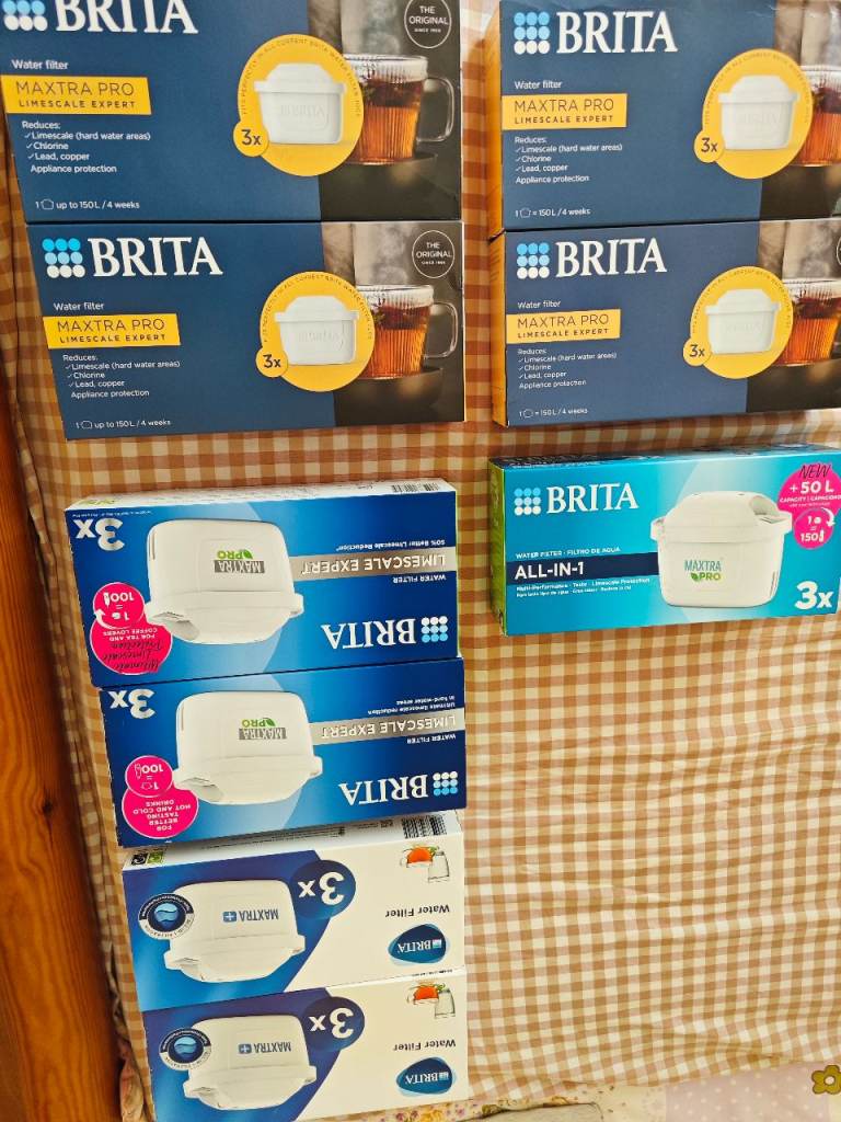 Genuine BRITA Water Filter Cartridges (MAXTRA PRO & MAXTRA+) - Unopened Brand New