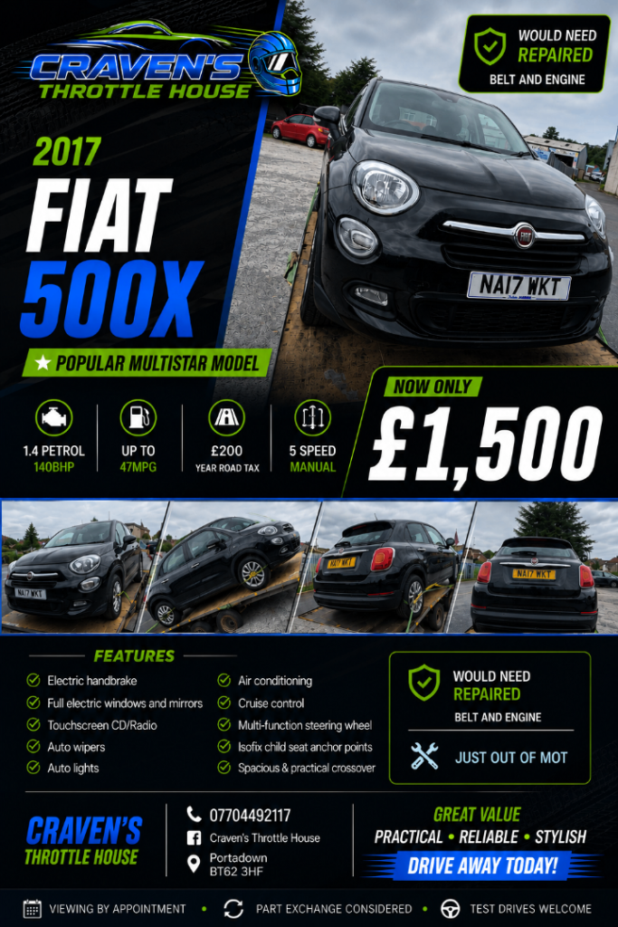 2017 Fiat 500x 