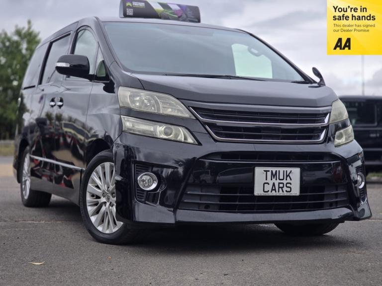 2012 Toyota Vellfire 2.4 Petrol Automatic 8 Seats CC PS Roof LED TV ULEZ Free MPV Petrol Automatic