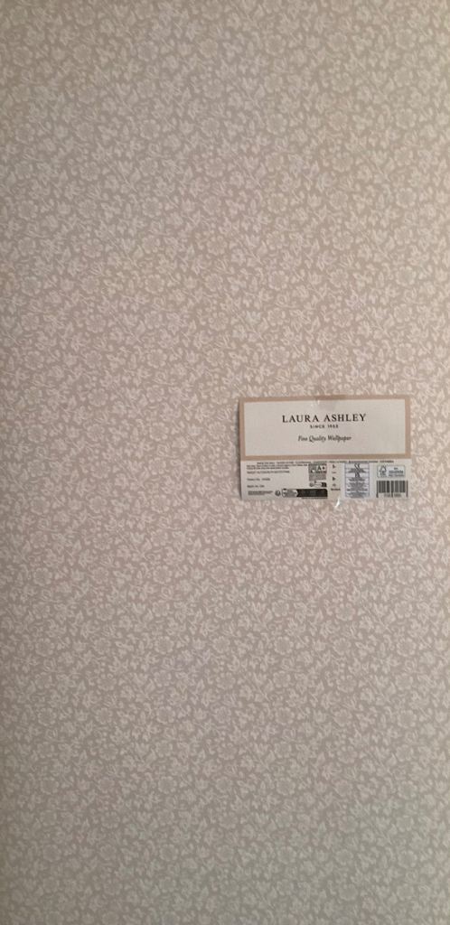 3 rolls Laura Ashley wallpaper 140326 Sweet alyssum plaster pink 