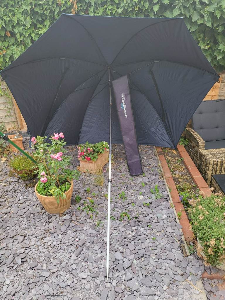 Dark blue Daiwa Tournament Umbrella