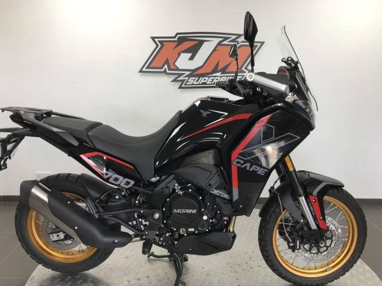 MOTO MORINI X-CAPE 700 IN BLACK, 2026/26, 1 OWNER JUST 86 MILES COVERED