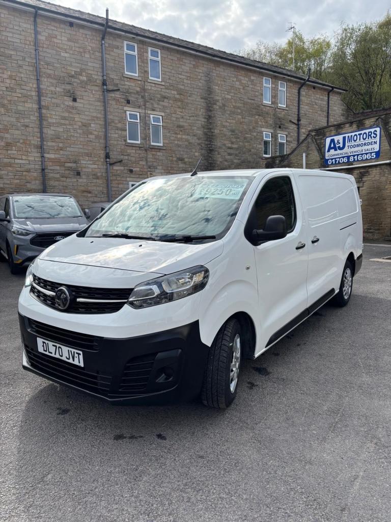 2020 Vauxhall Vivaro 2900 1.5d 100PS S/S Long Wheel Base Dynamic H1 Van, ONLY 51,000 MILES! PANEL...