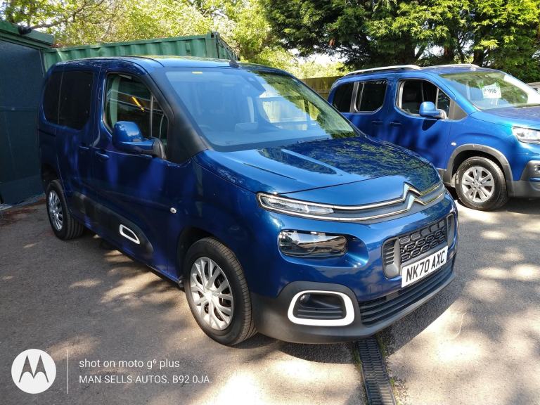 2020 Citroen Berlingo 1.5 BlueHDi Feel M MPV Wheelchair Accessible Vehicle.