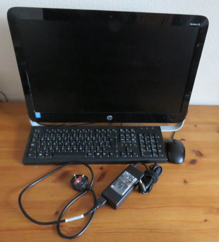 HP Pavilion 23-g009ea All In One PC, Intel i3, Windows11Pro with Original Box