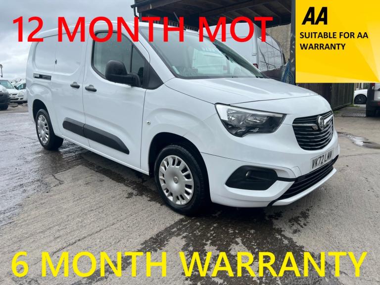 2022 Vauxhall Combo 2300 1.5 Turbo D 100ps H1 Sportive Van PANEL VAN Diesel Manual