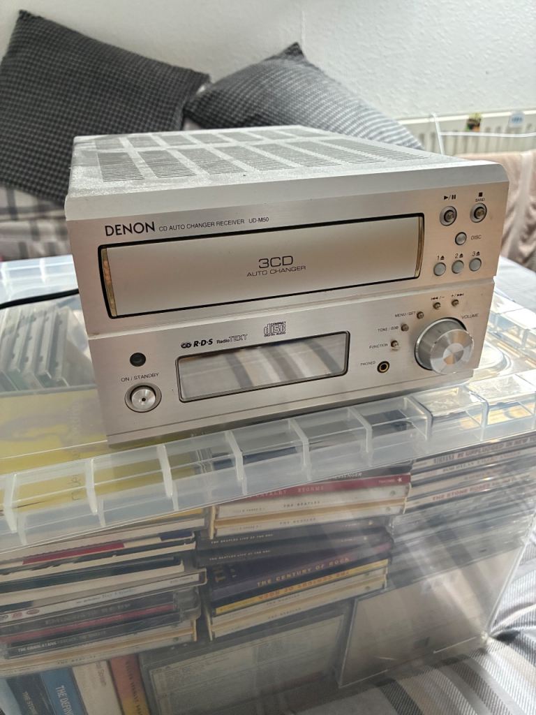 FREE COLLECTION ONLY Denon UD-M50 Stereo System – 3 CD Changer, Good Condition
