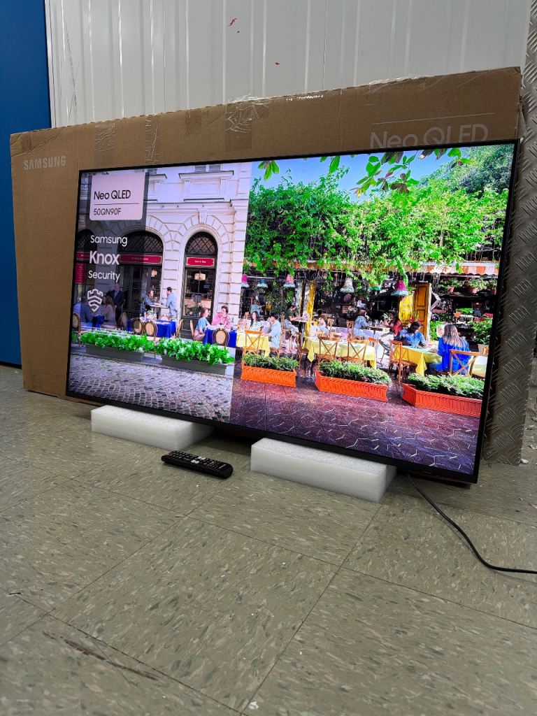 Samsung Neo QLED QN90F  50” Glare-free 4K Mini LED Smart TV – 120Hz, Vision AI (QE50QN90F)