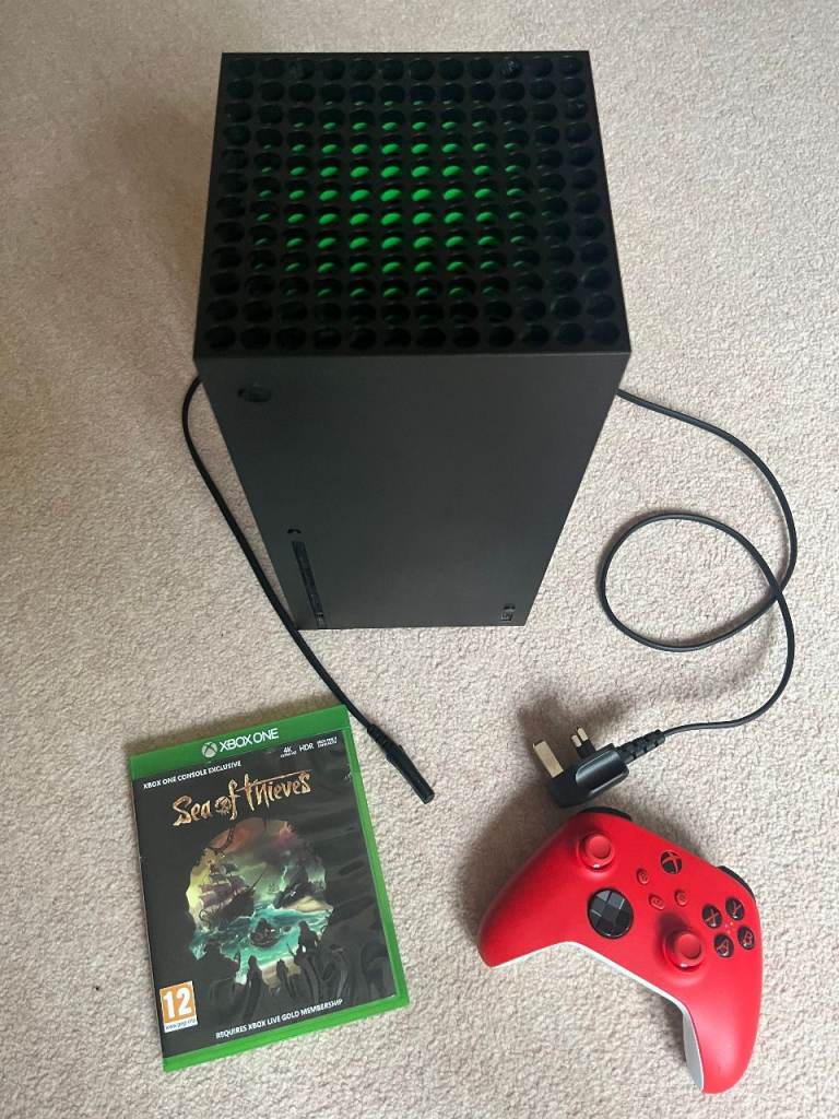 Xbox Series X 1TB, controller and Sea of Thieves game