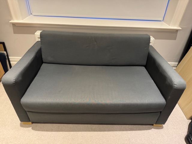 image for IKEA Solsta Grey 2 Seater Sofa Bed Excellent Condition