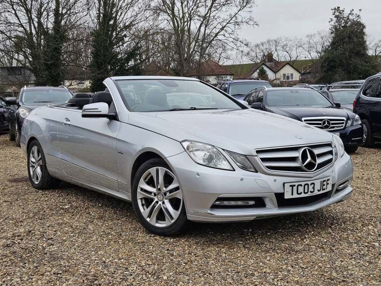 2012 MERCEDES-BENZ E CLASS E220 CDI BlueEFFICIENCY AUTO 2dr 4 SEATER CONVERTIBLE